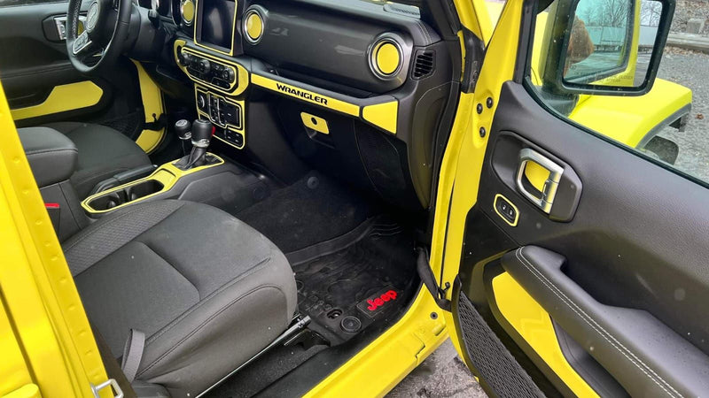 Jeep Wrangler ilimitado (SUV) | 2018-2023 | Kit de tablero (completo) | #JEWR18INF