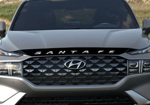 Hyundai Santa Fe (SUV) | 2021-2023 | Deflector de capó con logo | #HYSA21DEL