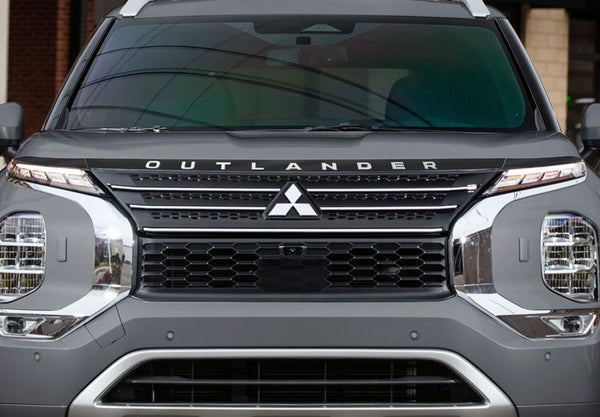 Mitsubishi Outlander (SUV) | 2022-2024 | Deflector de capó con logo | #MIOU22DEL