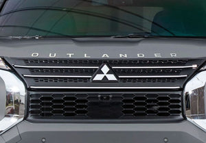 Mitsubishi Outlander (SUV) | 2022-2024 | Logotipo de la capucha | #MIOU22LOG