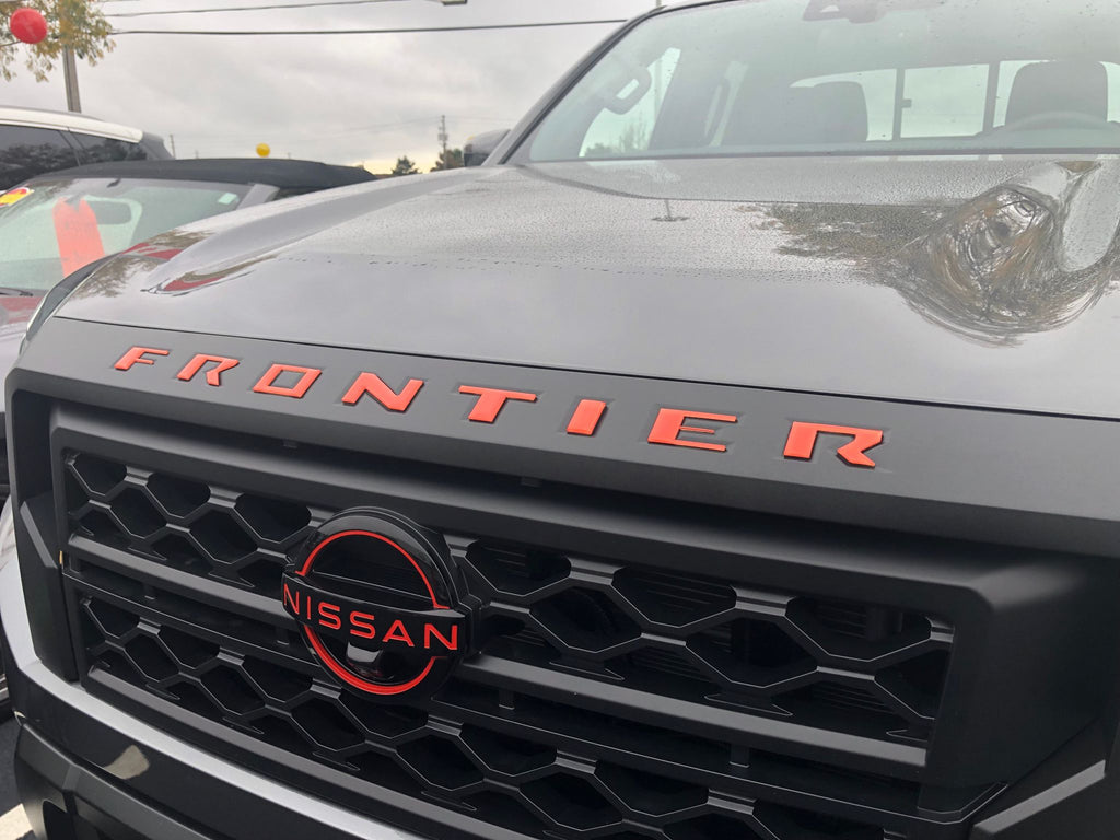 22 Frontier Lettering Nissan Frontier Emblem