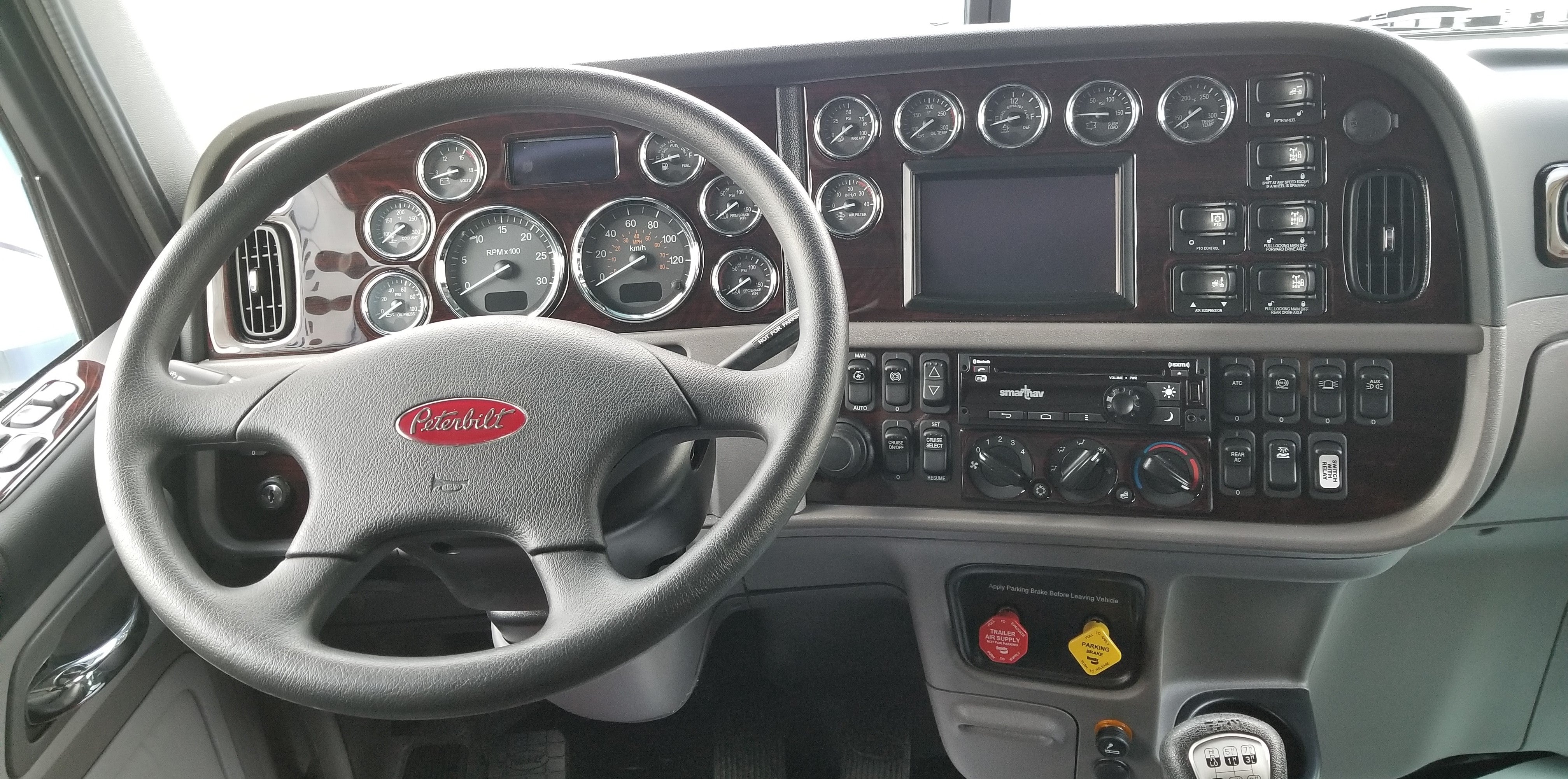 Peterbilt Dash Shell Peterbilt 389 (Truck) - 2016-2021 - Dash kit (Full) - #PE3616INFN ...