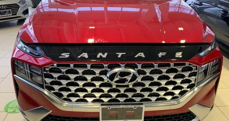 Hyundai Santa Fe (SUV) | 2021-2023 | Deflector de capó con logo | #HYSA21DEL